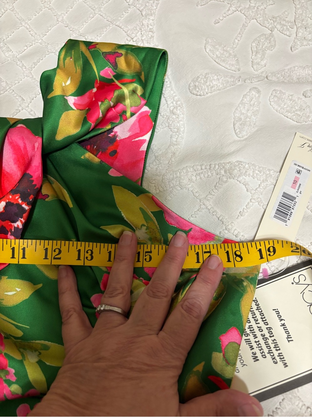 Eliza J Green Floral Halter Sheath Dress - Picture 9 of 12